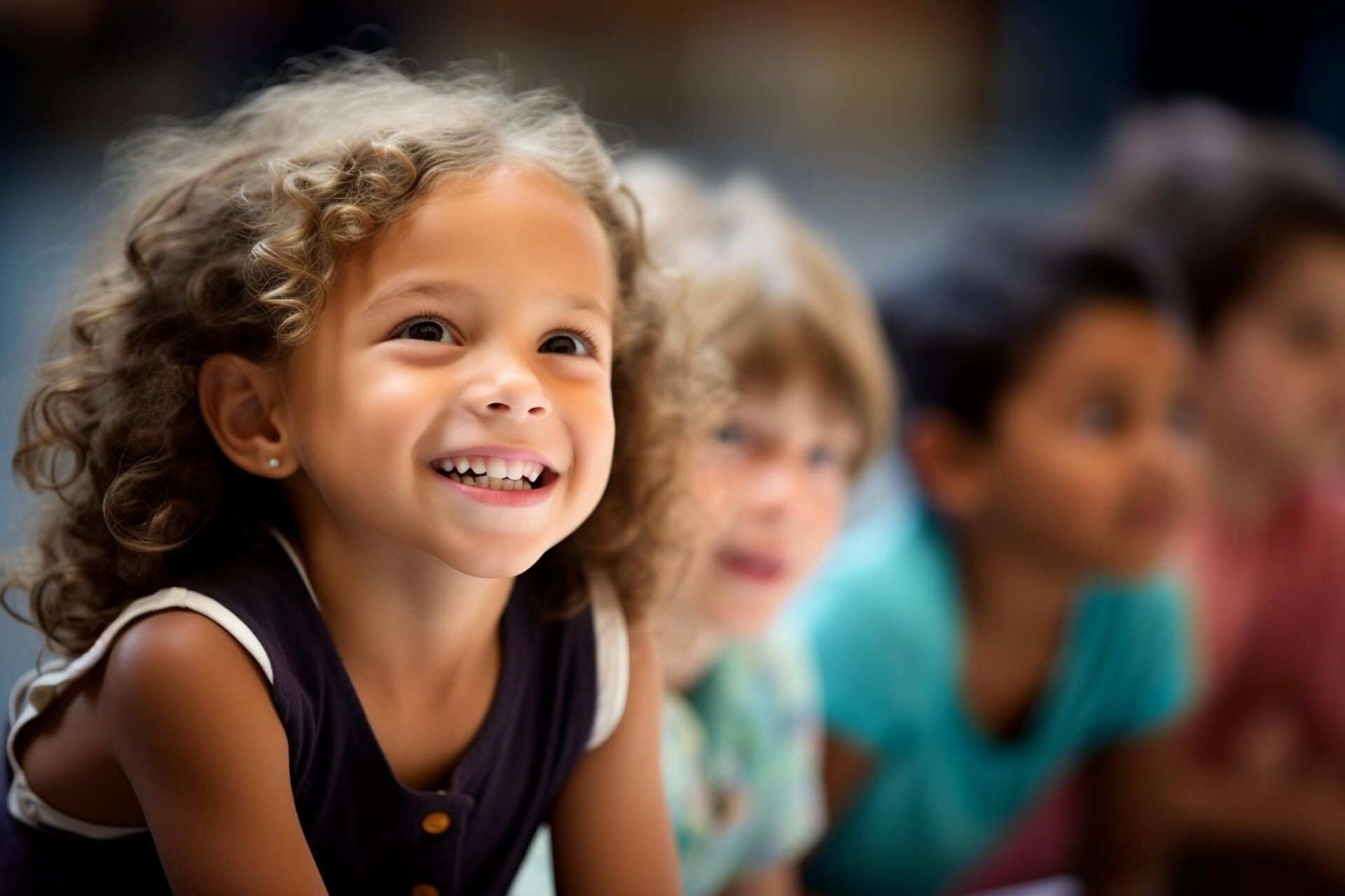 Kinder freuen sich über Spende und neue Spielgeräte